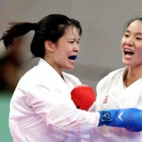 空手道女子組手-55公斤級(jí)｜金牌爭(zhēng)奪成了河南同門切磋