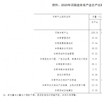 2020年河南省體育產業(yè)總規(guī)模達1285.81億元