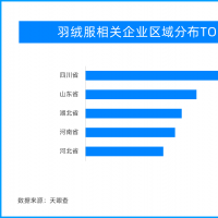 河南有羽絨服相關企業(yè)1070余家 全國排第四位