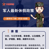 軍人新休假規(guī)定來(lái)了，一圖讀懂→